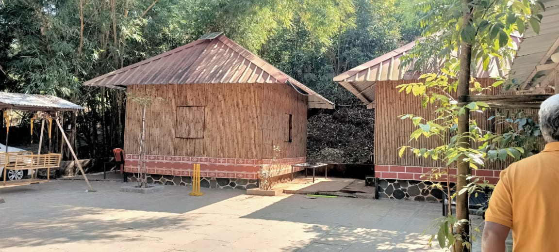 Bamboo Cottages For Family - Rajgad Farms Pune